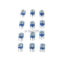 가변 저항10pcs Rm063 100 200 1k 2k 5k 1m 옴 트림팟 트리머 전위차계 가변 저항, 13 1 천개 옴