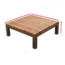 조립식 데크 평상 DIY 마당 조경 셀프 테라스 정원, 가로100x세로100x높이36cm, 단일