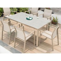 커피숍 인테리어 카페 테라스 6인용 4인용 테이블 세트 야외 의자 감성, R