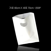 질긴 포장용 무지 비닐백 쇼핑백 60cmX70cm 200P