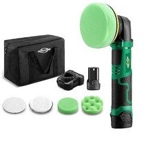 자동차광택머신 차량광택 폴리셔 Cordless Mini Polisher Car Polishing Machine 3000rpm 12V Electric Cars Polish Machi, 1.1 battery set