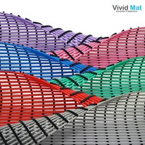 [비비드매트] NEW 욕실 미끄럼 낙상방지 물빠짐매트 사각형 (120x450cm), 블루