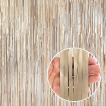 파티은박커튼 [폭1m높이2m] 무광골드 5개입