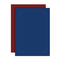 문화산업 종이상장 케이스 상장화일 끼움식 인쇄무 A4 10매팩 F693-7