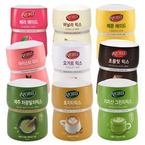 리치스 카페파우더 레몬 요거트믹스 체리 아이스티피치 제주차광말차 그린티 호지티 바닐라 초콜릿 에이드 믹스 대량주문 가정용 업소용 카페음료, 1) 리치스 레몬에이드 550g 1개