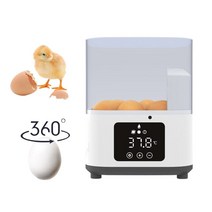 캠아웃도어 FDQ-06 6매 스마트 병아리 부화기 자동전란 온도제어 투명뚜껑 LED디스플레이, 6매 자동 병아리부화기