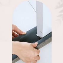막아보게 빈틈없게 아기방우풍 문 외풍 가래떡 문풍지 스피드 바람막이 이지 틈막이 문틈막이, 화이트