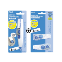 PLUS WH-605 수정테이프 + 리필2개, 2개