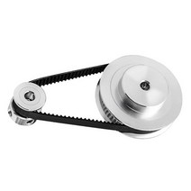 Retemporel GT2 타이밍 풀리 벨트 20Teeth 60Teeth 5mm 감소 1:3 너비 6mm 3D 프린터 액세서리, 은