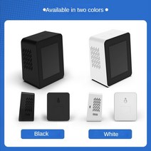 공기질측정기 휴대용 이산화탄소검출기 Tuya 7 In 1 WIFI 공기질 감지기 CO2 테스터 PM2.5 TVOC CH2O 포름, 04 Style 2 Black