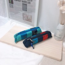 뉴비엘(NuubiL) 삼각 필통 롤형, 네이비