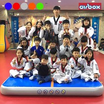 [에어박스] 에어 체육매트리스 두께20cm(길이1~2m), 그린