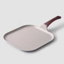 클레버팟 세라믹 인덕션 특대형 IH 사각팬 후라이팬 플레이팅, 31cm x 31cm 사각팬