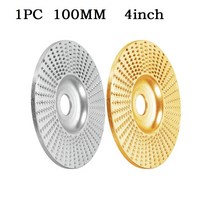 대리석연마 조각기 그라인더 휠 디스크 4 인치 100mm 목재 쉐이핑 1 개 재료 용 그라인딩 조각 도구 부품, [01] A