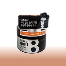 엘라스틴 남성 왁스 강력고정 매트 클레이 헤어왁스, 맨인매트 왁스80g, 본상품선택