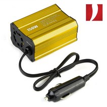 파워뱅크 차량용 인버터 150W 60Hz 12v 가성비 휴대용 캠핑용 자동차 정형파 인버트, 오렌지