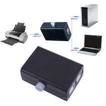 철근탐사기 새로운 USB 공유 스위치 상자 허브 2 포트 PC 컴퓨터 스캐너 프린터 수동 핫 프로모션, 한개옵션0