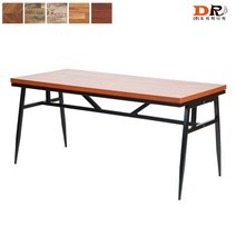 도리퍼니처 뉴 초이스 1600 테이블 (5가지상판) / 카페 커피숍 철제 업소 식당 가게 식탁, 아카시아