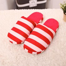 중학교실내화 발망치 층간소음발망치 레드 털실외화 무중력 260 뚱카롱 슬리퍼 보온룸슈즈, 상세페이지 참조