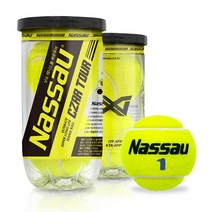 2020낫소 테니스공 짜르투어 T-270 시합구 1캔(2개입)