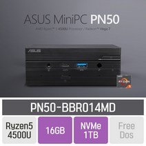 ASUS PN50-BBR014MD [대체출고 됩니다.], 16GB + 1TB, PN50-BBR014MD(4500U)