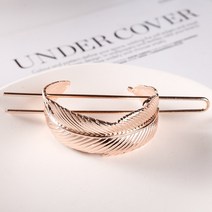 웨딩머리띠 헤어 스틱 깃털 롤빵 커프 리프 헤어핀 세트 여성을 위한 독특한 웨딩 액세서리 레트로 핀 케이지 여성 쥬얼리