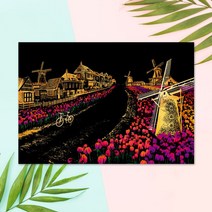 현hmvy_카트스크래치북 컬러링 카드링 야경링 스크래치♥sngr1, ♥jusngri!!