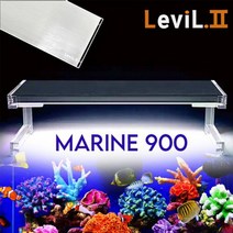 [라라아쿠아]리빌 2세대 슬림 LED 수족관 조명 900 (해수어 산호용) 실버, 단일속성