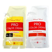 세화 자연바람 칼라크림(프로페셔널 전용) 1제500g+2제500g, 4G 자연밤색