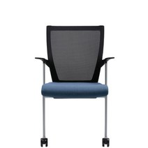 SIDIZ 시디즈 T50 | TNA501FE 블랙쉘 서울대 스터디카페 학생의자 아이블 T501FE 메쉬 / 2단 발받침(SB01F 기본형 네이키드), 인디고블루+발받침대