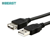 샵비스트 [USB2.0] AM-AF USB 연장케이블, 1.8m, 1개