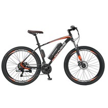 21 가변 속도 전기 자전거 26 인치 알루미늄 합금 산악 ebike 슈퍼 라이트 전자 성인용, [02] black Orange FT, 02 10ah battery
