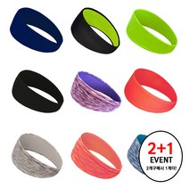 와이드 쿨 스포츠 기능성 헤어밴드 땀흘림 방지 2개 구매시 1개 사은, 쿨 헤어밴드 패턴핑크[2개구매시 1개사은]