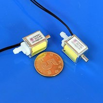솔레이노이드 밸브 솔밸브 dc 3v 450 ma 전기 솔레노이드 2 위치 2 방향 공기, 없음