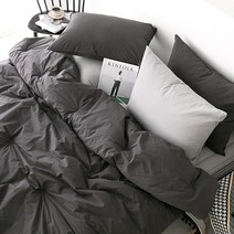 베이직톤 손누빔 광폭 고밀도 순면 호텔식 차렵이불 기본세트 이불+베개커버