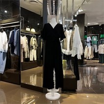 알토 SH01 브이넥 점프슈트(검정) ALOW228Z2