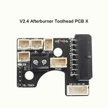 초정밀 FYSETC Voron 2.4 애프터 버너 툴 헤드 PCB 보드 패널 압출기 핫 엔드 어댑터 플레이트 마더 제어 3, 1pcs-black