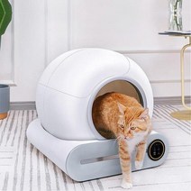 자동 스마트 고양이 쓰레기 상자 청소 앱 제어 반려동물 화장실 트레이 이온 탈취제, [04] Sundial