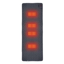 캠핑 온수 매트 전기장판 차박 거실캠핑 침낭 전기 난방 담요 5V USB 가열 패드 6 개의 구역 3 기어 온, 03 Blue 2 interface