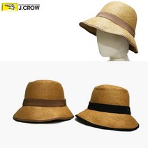 제이크로우 심플 리본 지사 여성 페도라 모자 JCCS 2SRP1C11, 블랙