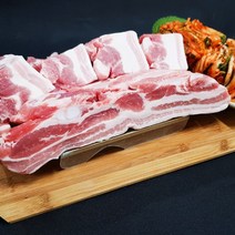 한우랑돼지랑 캠핑용 삼겹살 등갈비 소갈비 LA갈비 보쌈 부채살, 보쌈용생삼겹 2kg