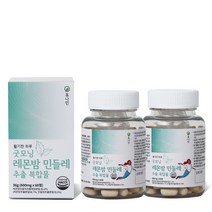 휴나인 레몬밤 민들레 추출 복합물 60 정, 2개
