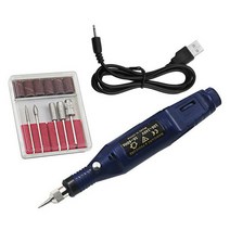 파일버퍼 전기 그라인더 미니 드릴 USB 충전식 전기 펜 미니 전기 드릴 그라인딩 도구 손톱을위한 전동 공, 08