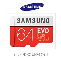 삼성전자 파인디지털 파인뷰 LX3000 외장메모리카드 64G EVO Plus, 64GB