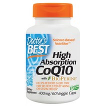 닥터스베스트 하이 앱솔션 CoQ10 400mg 베지 캡, 60개입, 1개