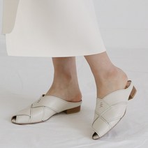 지쎄수제화 프론트 오픈 메쉬 뮬 [4color] 카멜브라운