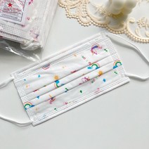 유니콘 캐릭터 성인 대형 중형 일회용 1회용 마스크 예쁜 마스크 멜트블로운, 50매