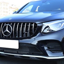 [모터스파이] 벤츠 파나메리카나 세로 그릴 AMG 그릴 레터링 몰딩 엠블럼, 실버