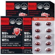 본트비 혈압 코엔자임Q10 코큐텐 항산화 밸런스, 60캡슐, 4개