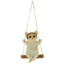 그네타는고양이 인테리어소품 화분꾸미기, 캣츠
